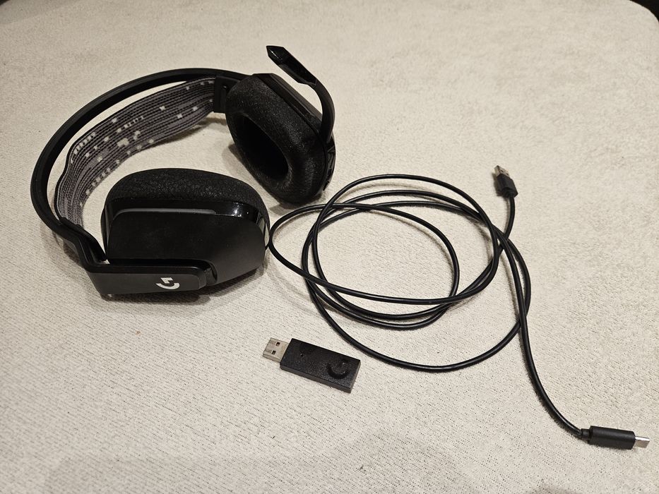 Logitech G733 Lightspeed czarne – bezprzewodowe słuchawki gamingowe