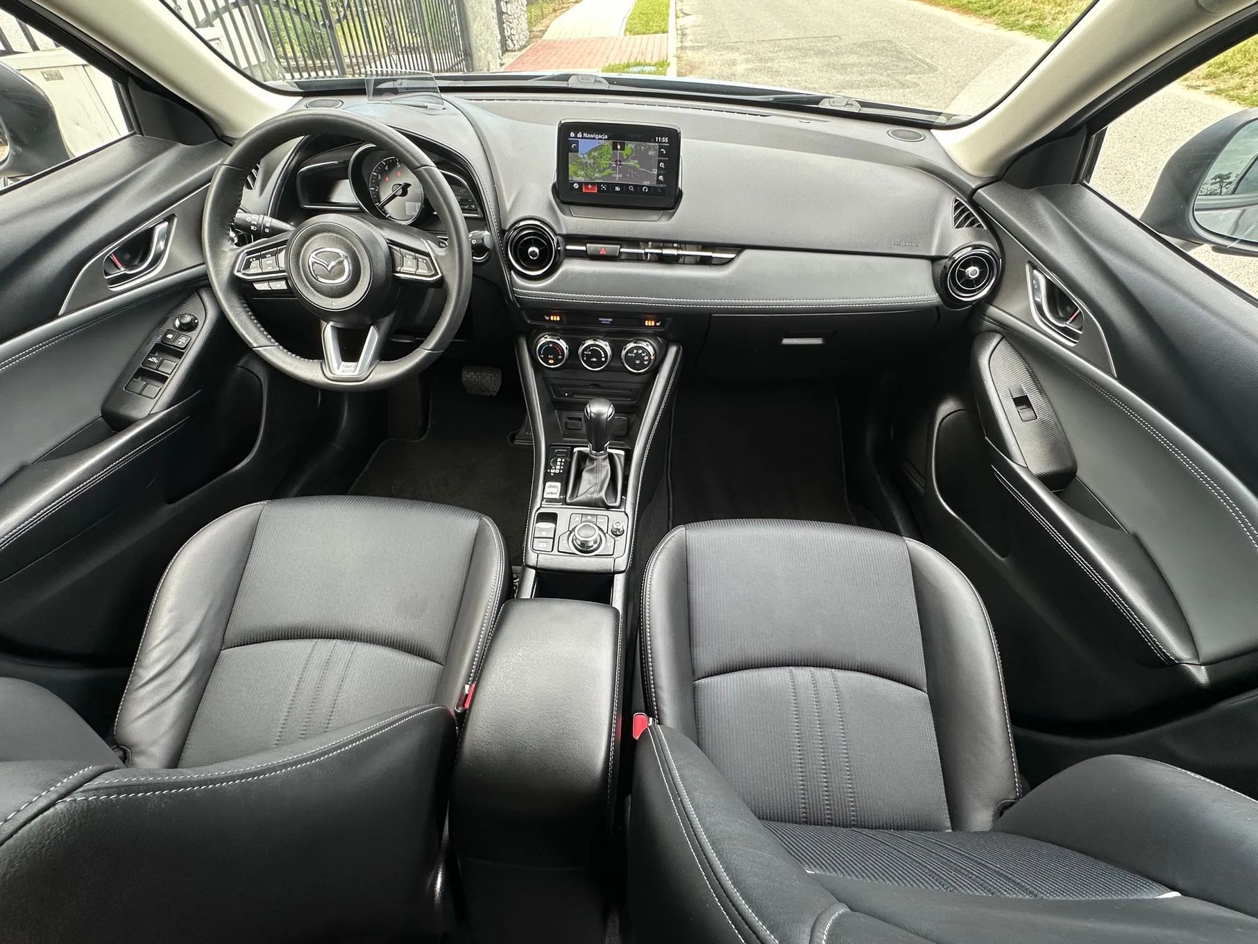 Mazda CX-3 HuD Nawi Kamera Ledy Skóra Asystent KeylessGO PEŁNY SERWIS