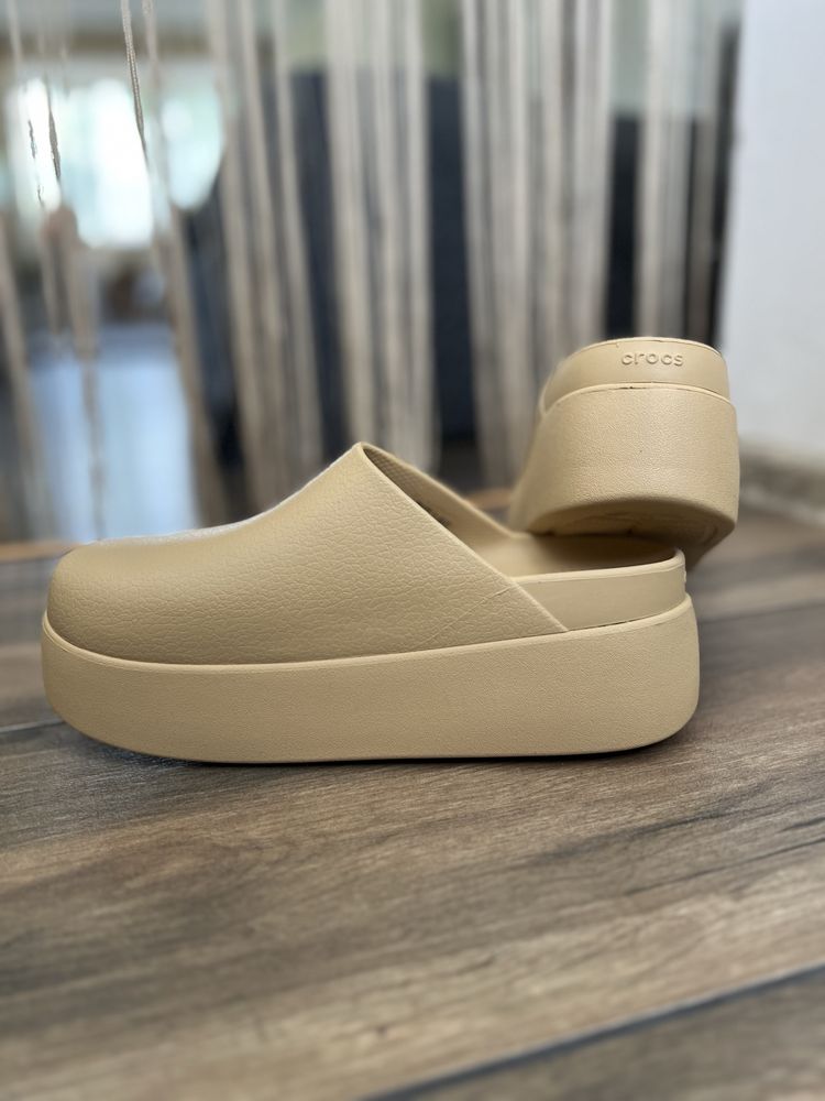 Crocs dylan platform clog wheat w8 w9 100% оригінал