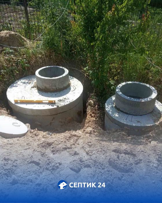 Каналізація, септик, вигрібна яма - бетонними кільцями монтаж 1 день
