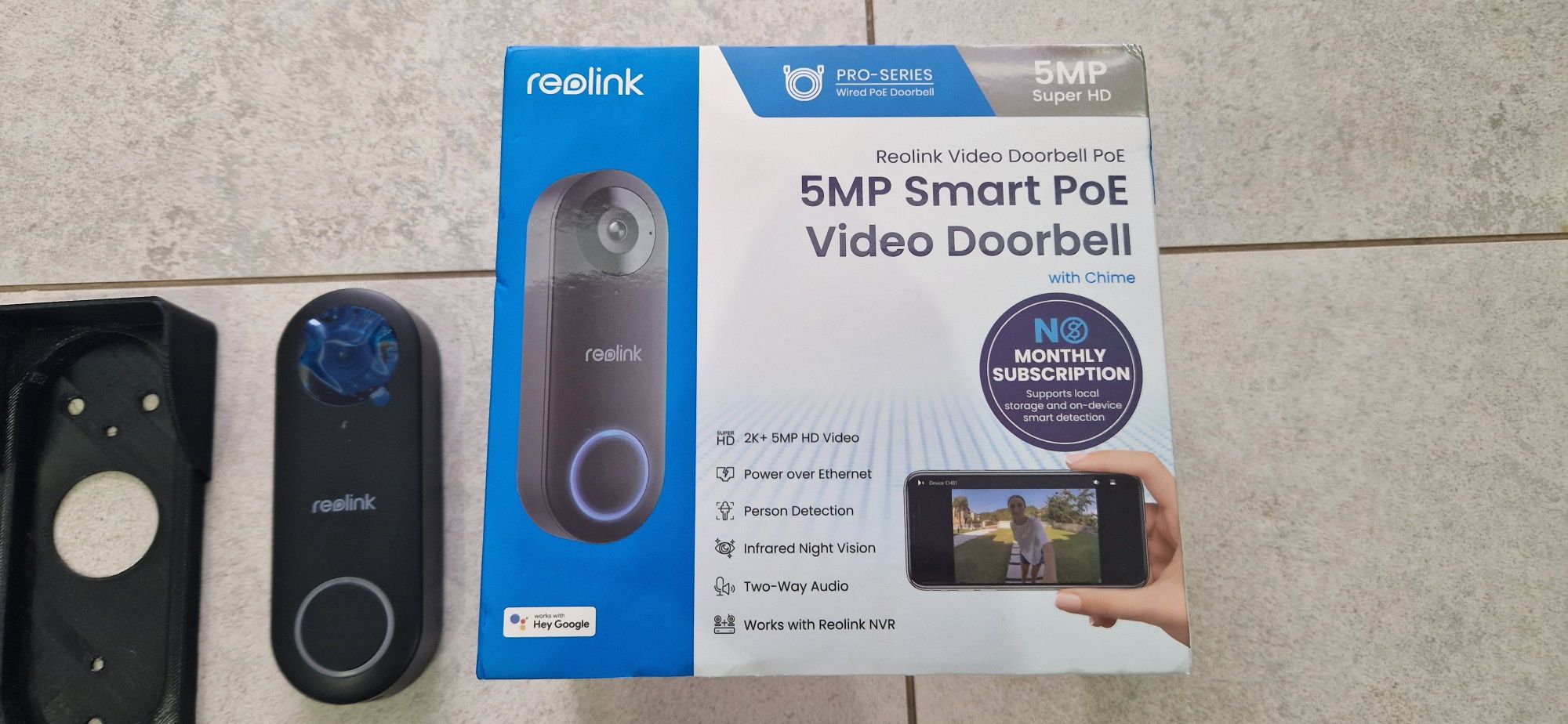 Dwukierunkowy Wideodomofon Reolink 5MP PoE Smart Home Wykrywanie osób