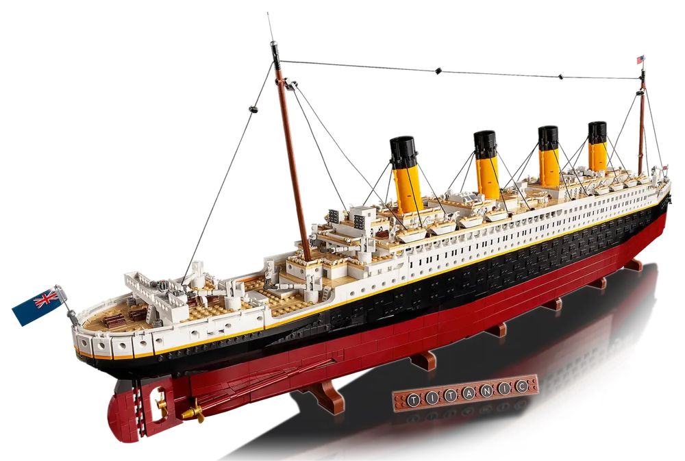 Блоковий конструктор Титанік 1.15 метра, 9090PCS