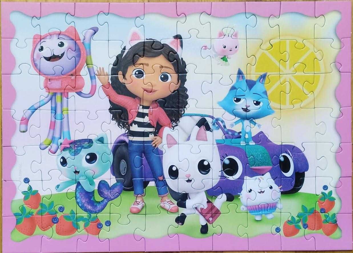 Puzzle 4w1 Koci Domek Gabi - Trefl