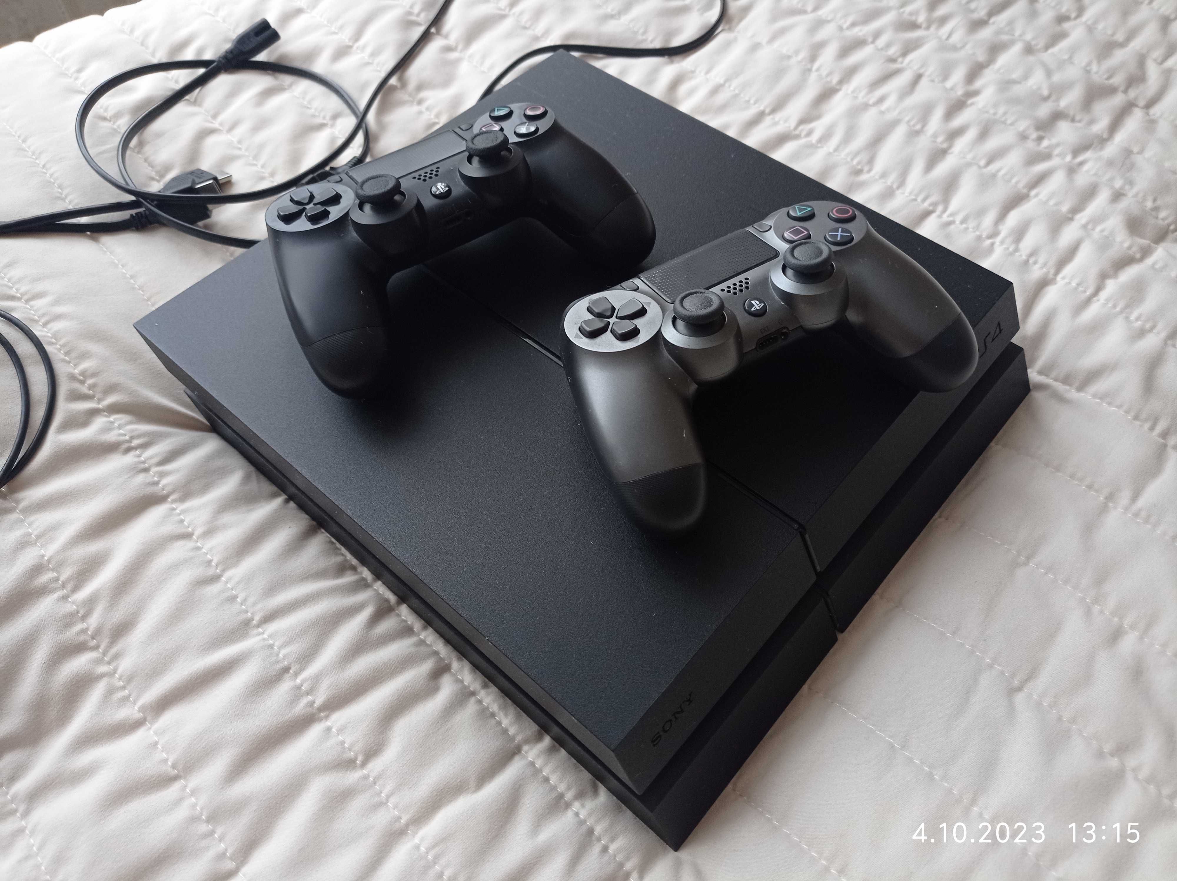 Sony Playstation 4 BDB stan. + dwa pady.