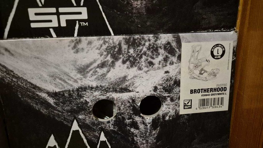Wiązania snowboard z odchylaną łyżką SP Brotherhood  L
