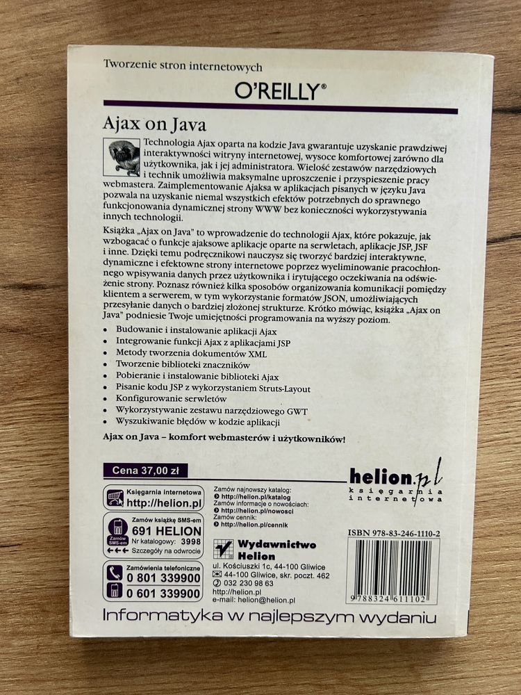 Ajax on Java Steven Douglas Olson wyd O’Reilly wyd Helion