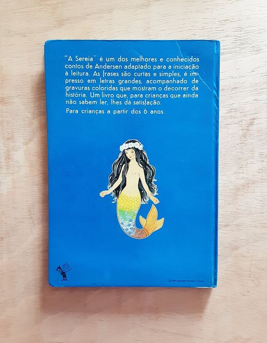 Livro infantil "A Sereia" de 1982