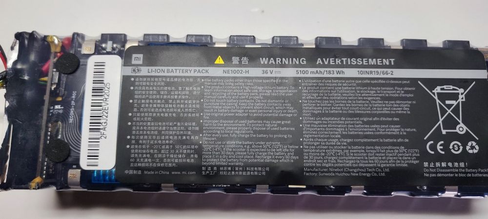 Bateria do hulajnogi Xiaomi essential