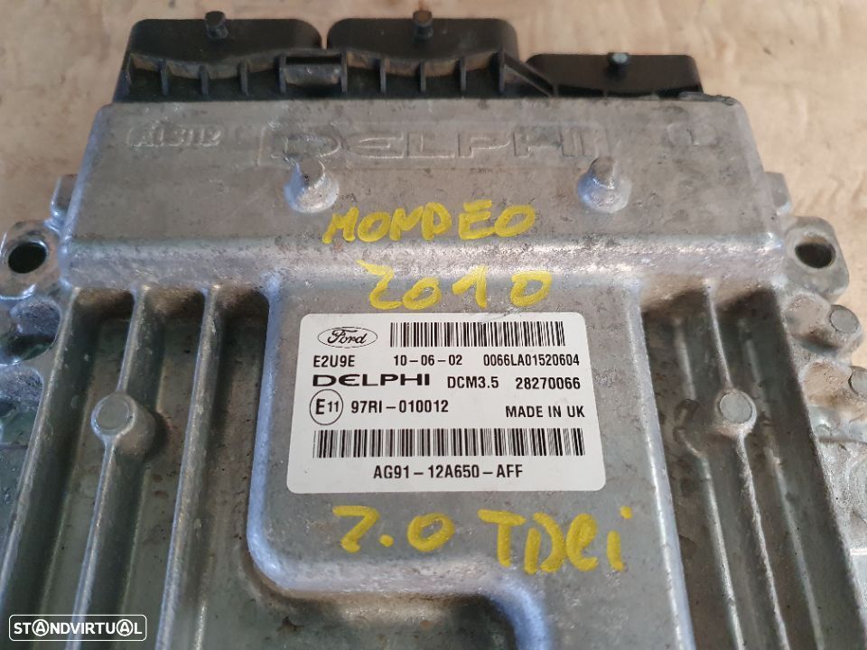 Centralina do motor Ford mondeo MK4 2.0 tdci AG911.2A650-AFF 2827.0066