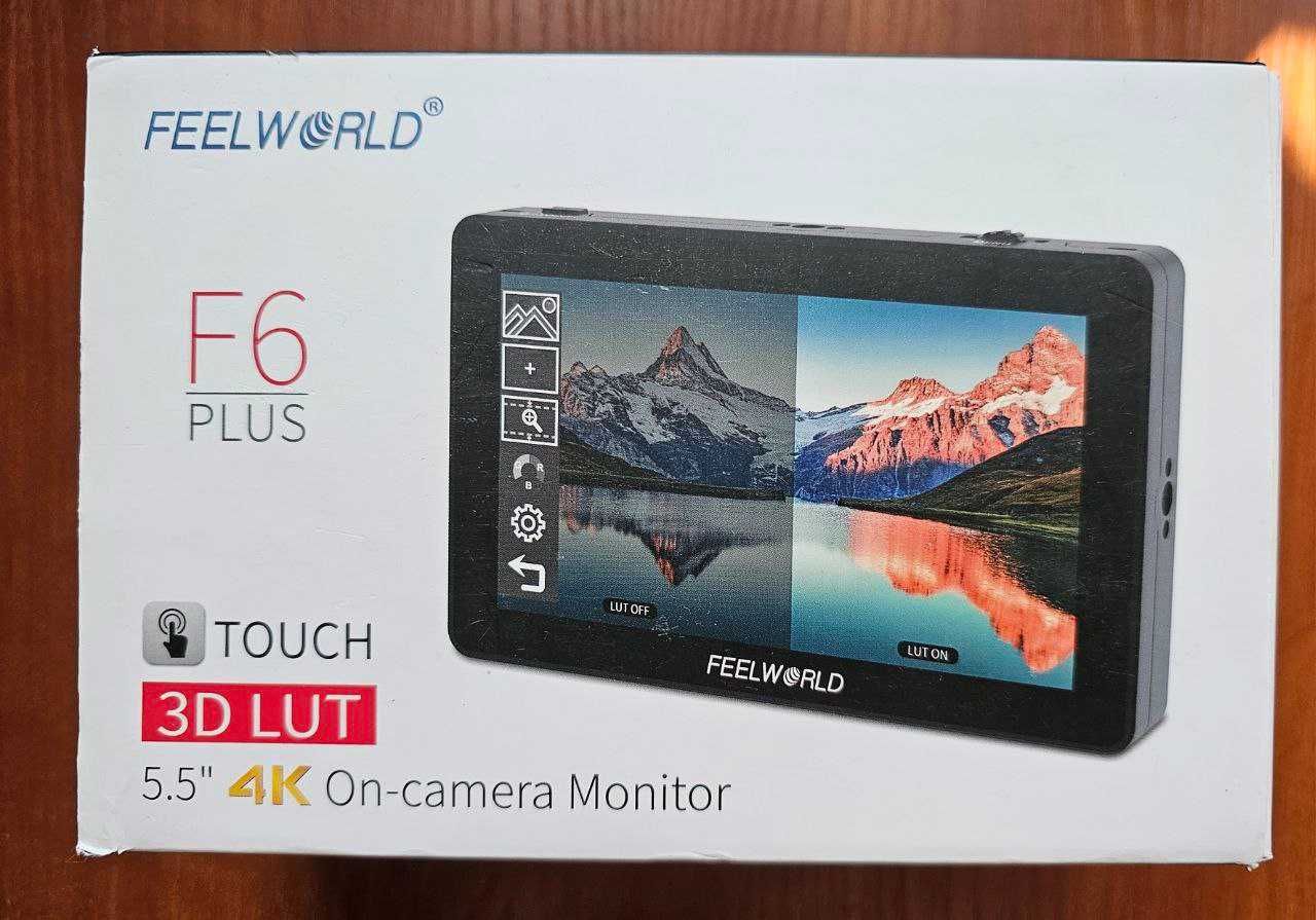 FeelWorld F6 PLUS 5.5" сенсорний накамерний монітор