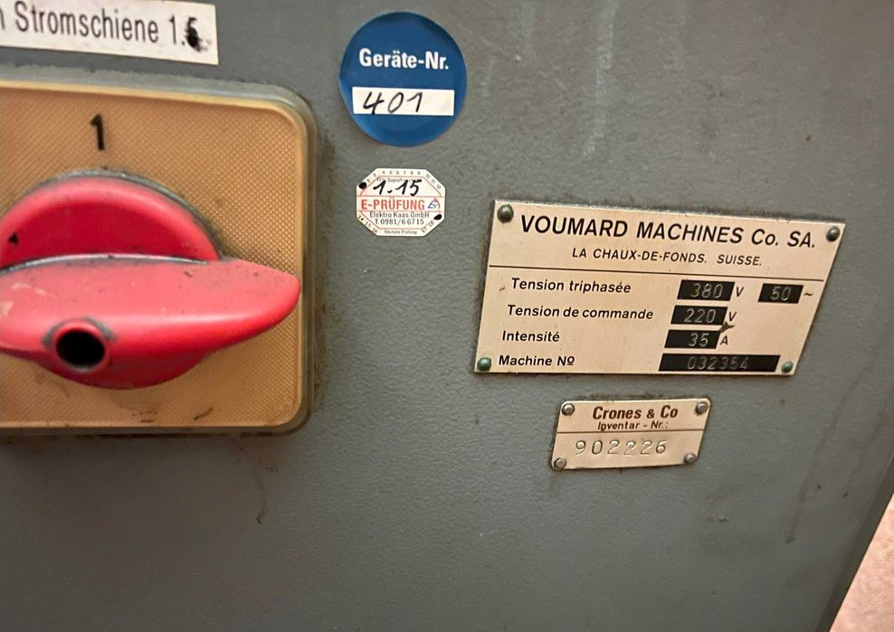 Szlifierka do otworów VOUMARD 3A precyzyjna szwajcarska bdb stan