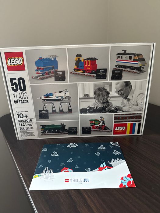 Lego 50 urodziny nowy z kartką z życzeniami