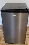 Lodówka MPM 85 cm ciemny inox z zamrażarką
