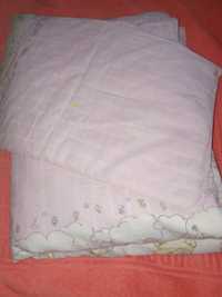 Детское гипоалергенное одеяло и подушка