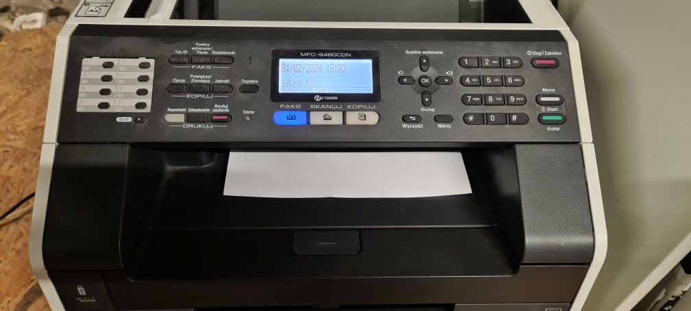 Urządzenie wielofunkcyjne skan druk xero laser Brother MFC-9460
