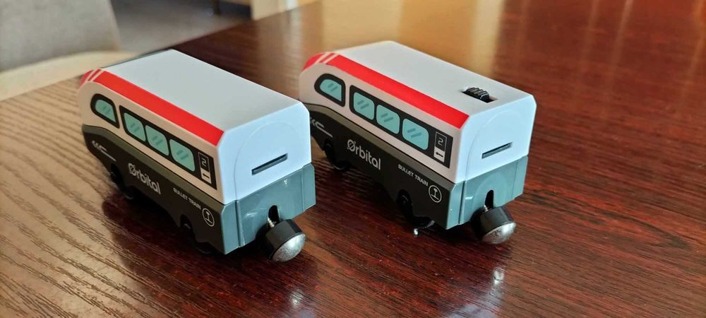 2 x pociąg nr 71 lokomotywa kolejka drewniana rozbudowa miasta