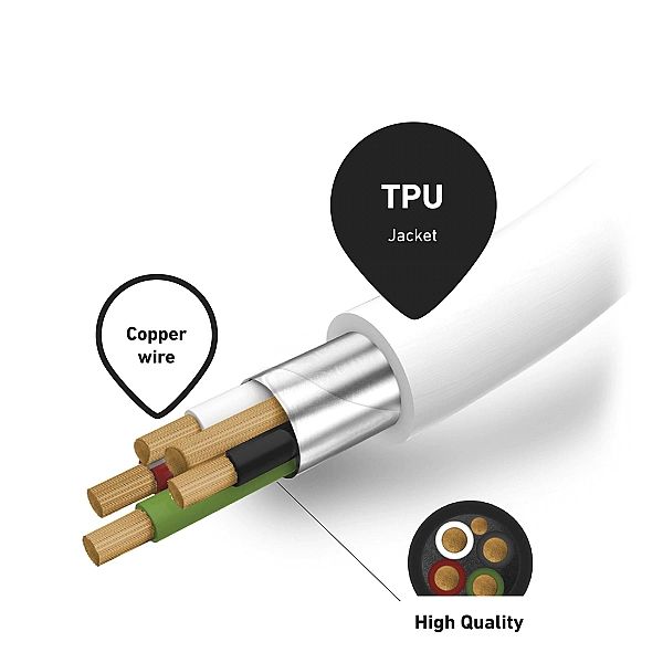 Kabel SBS TECABLELIGTC1W USB-C - Lightning z certyfikatem MFi, 1m - bi
