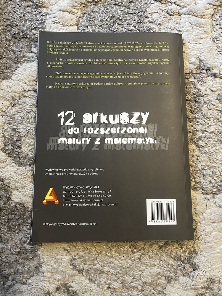 Arkusze maturalne matematyka rozszerzenie