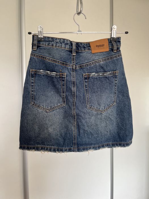 Jeansowa spodniczka Stradivarius