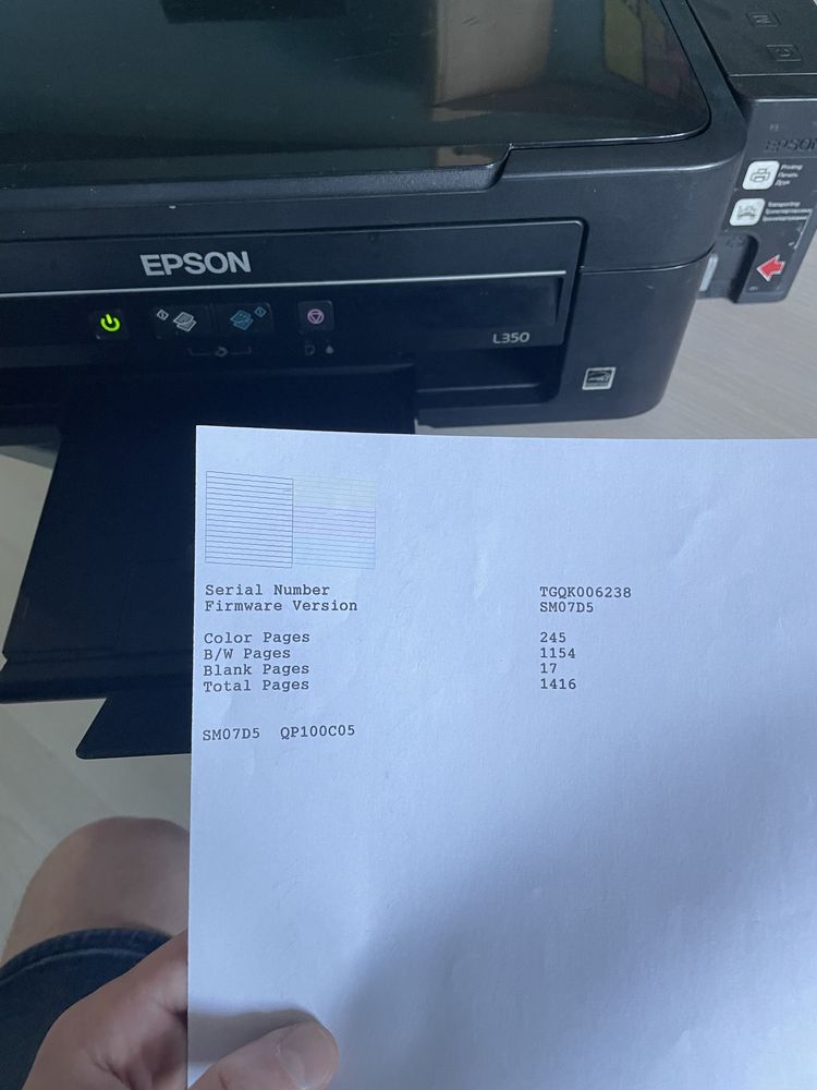 Epson L350+СНПЧ принтер МФУ