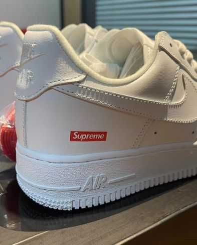 Nowiutkie/Trampki/NIKE/Air/Force/1/Low/Supreme/Biały:45