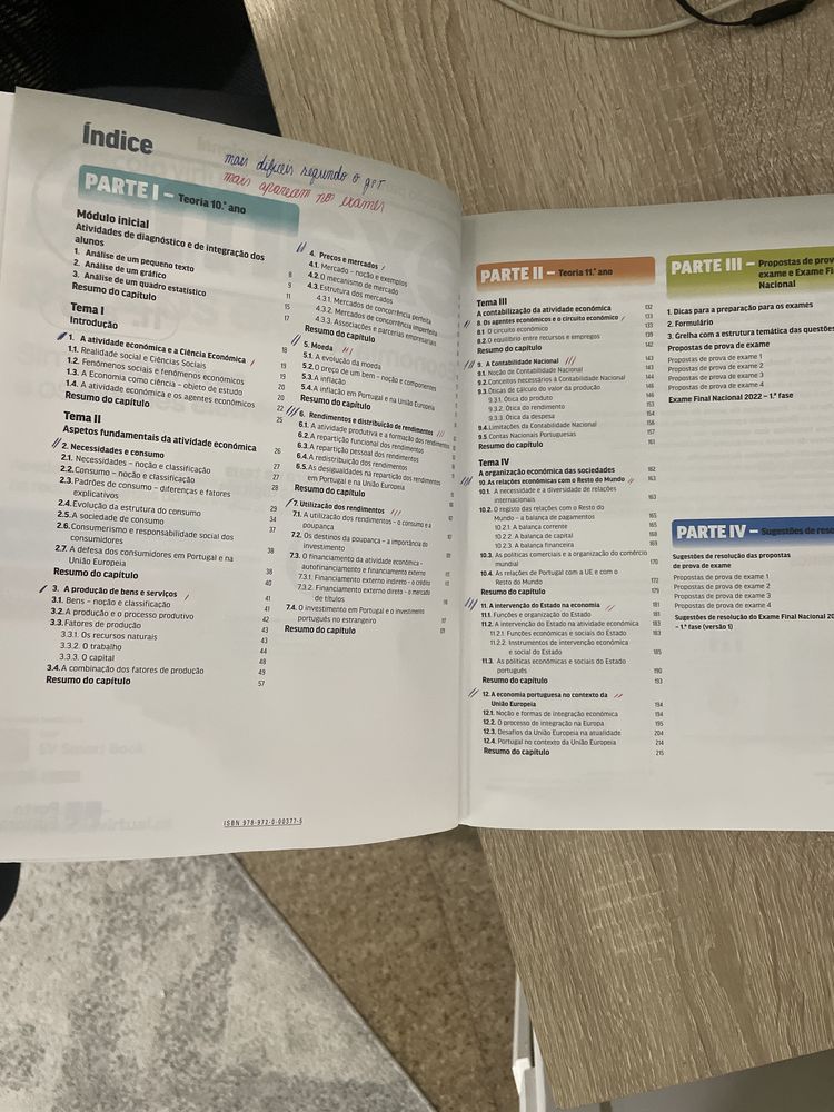 Livro Economia A preparação para o exame