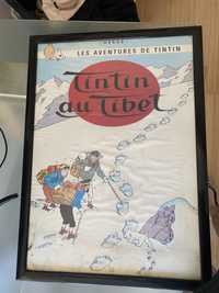 Poster Tintin au tibet
