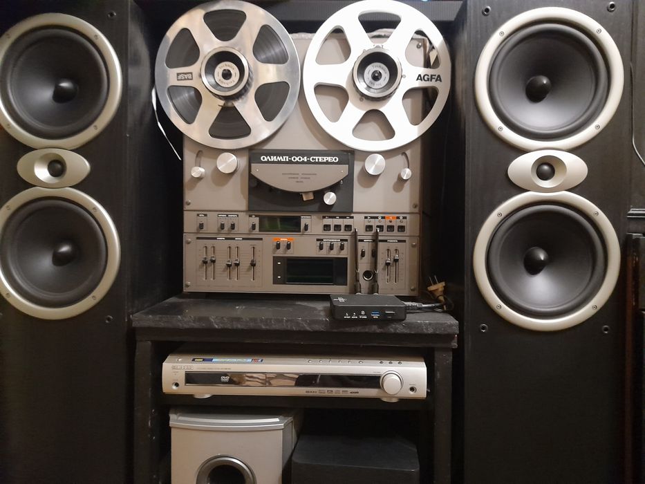 Олимп 004 Стереофонический  магнитофон-приставка  фантастика оригинал