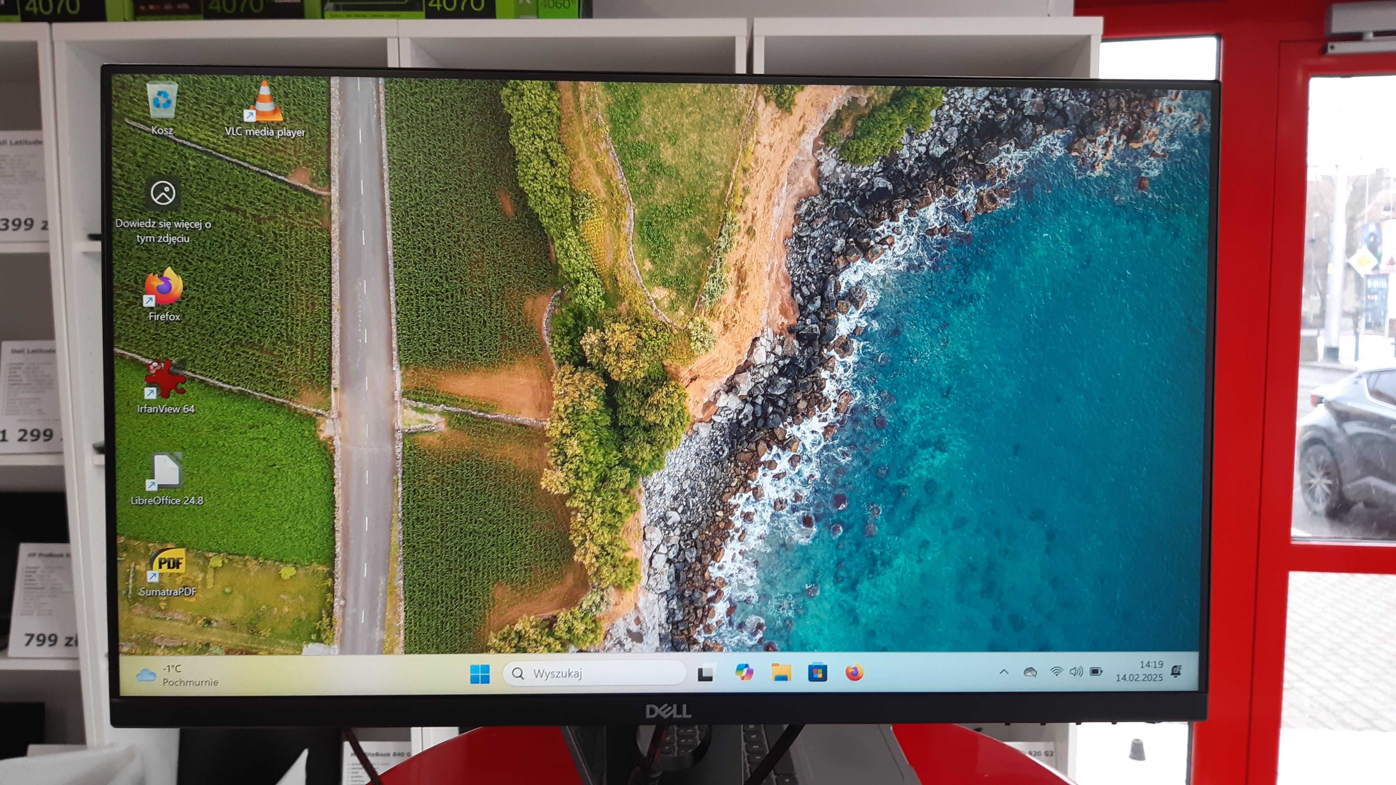 Monitor Dell 2419H 24" IPS Matowy FullHD Pivot FV23 Gwarancja Klasa A