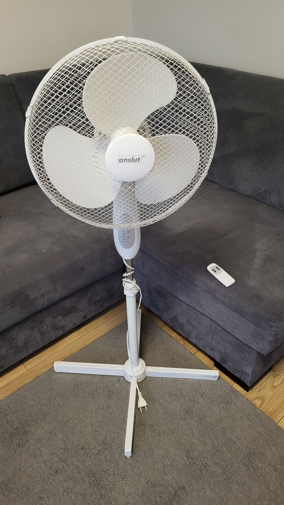 Wentylator Stojący 50W Pilot/Speed x3/Swing/Timer Świetne urządzenie
