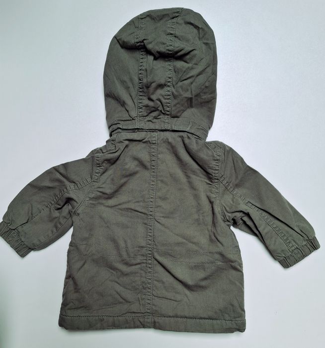 Kurteczka parka khaki przejściowa wiosenna jesienna 68