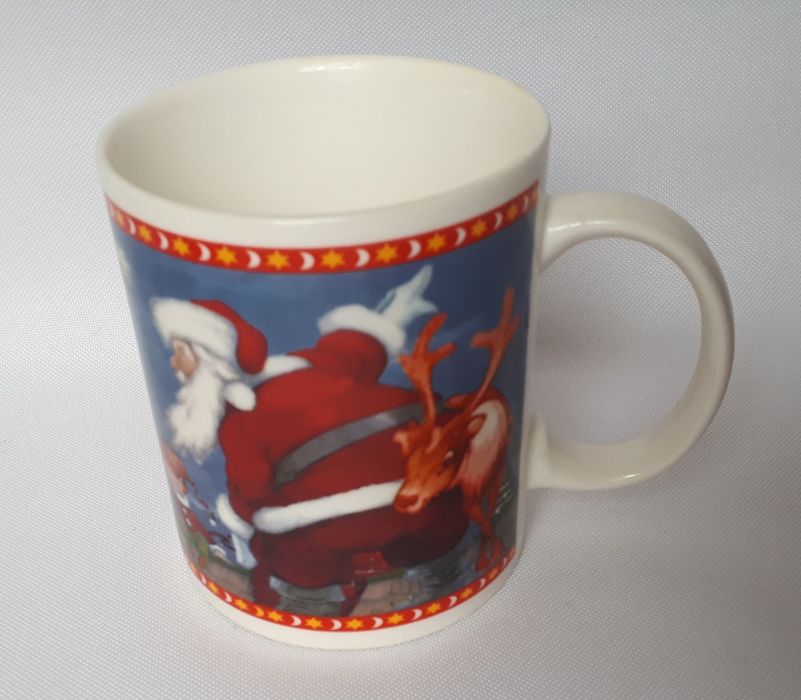 Kubek swiąteczny z mikołajem