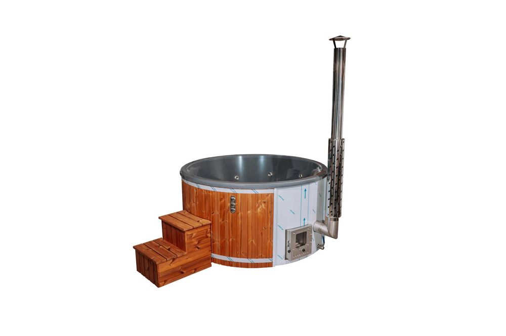 Balia Ogrodowa SPA Jacuzzi Hot Tub Piec stal 316 Dostawa Cała Polska