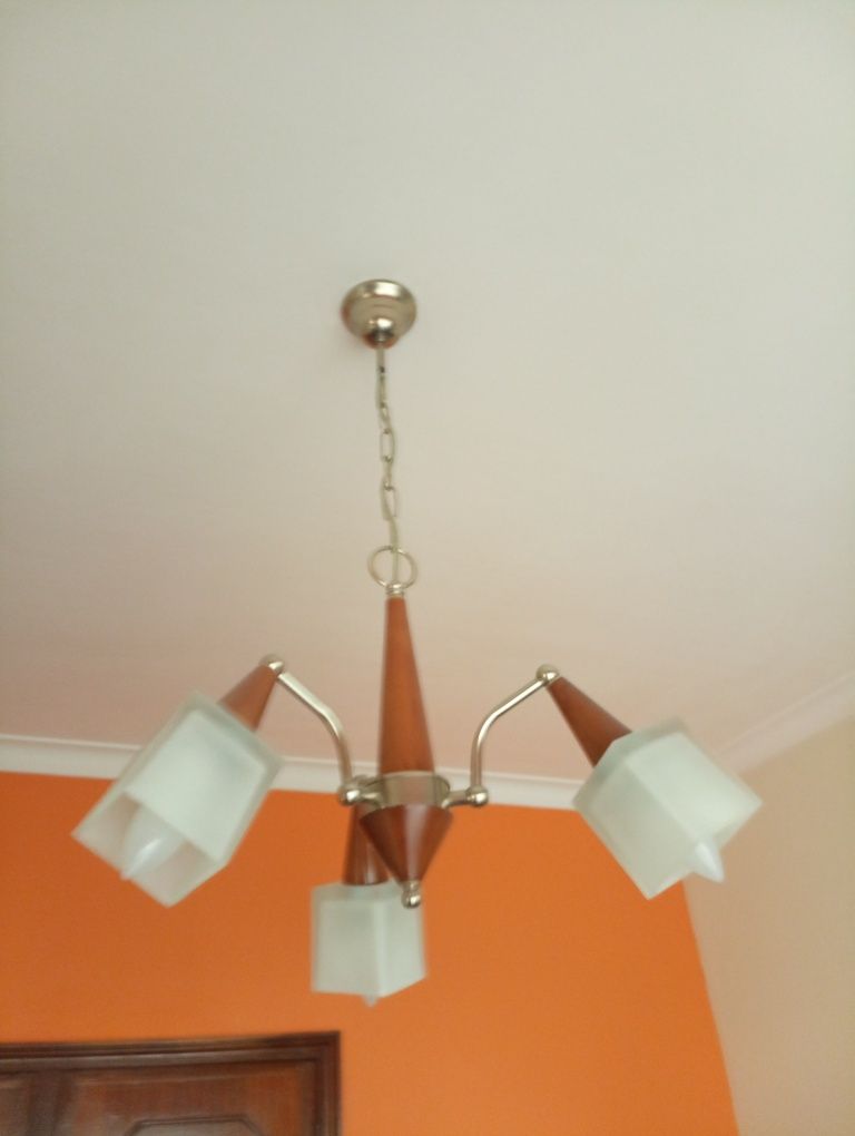 Candeeiro usado 3 lampadas