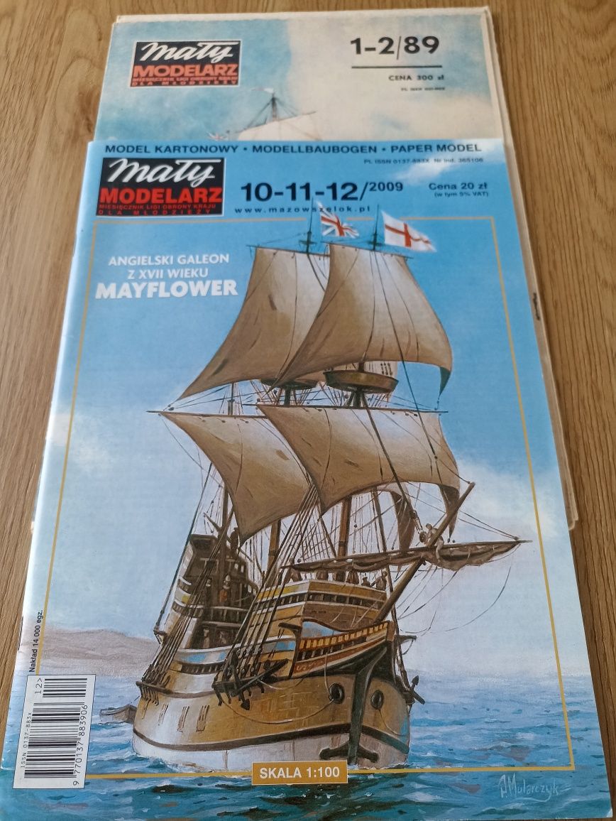 Mayflower 2 wydania model kartonowy
