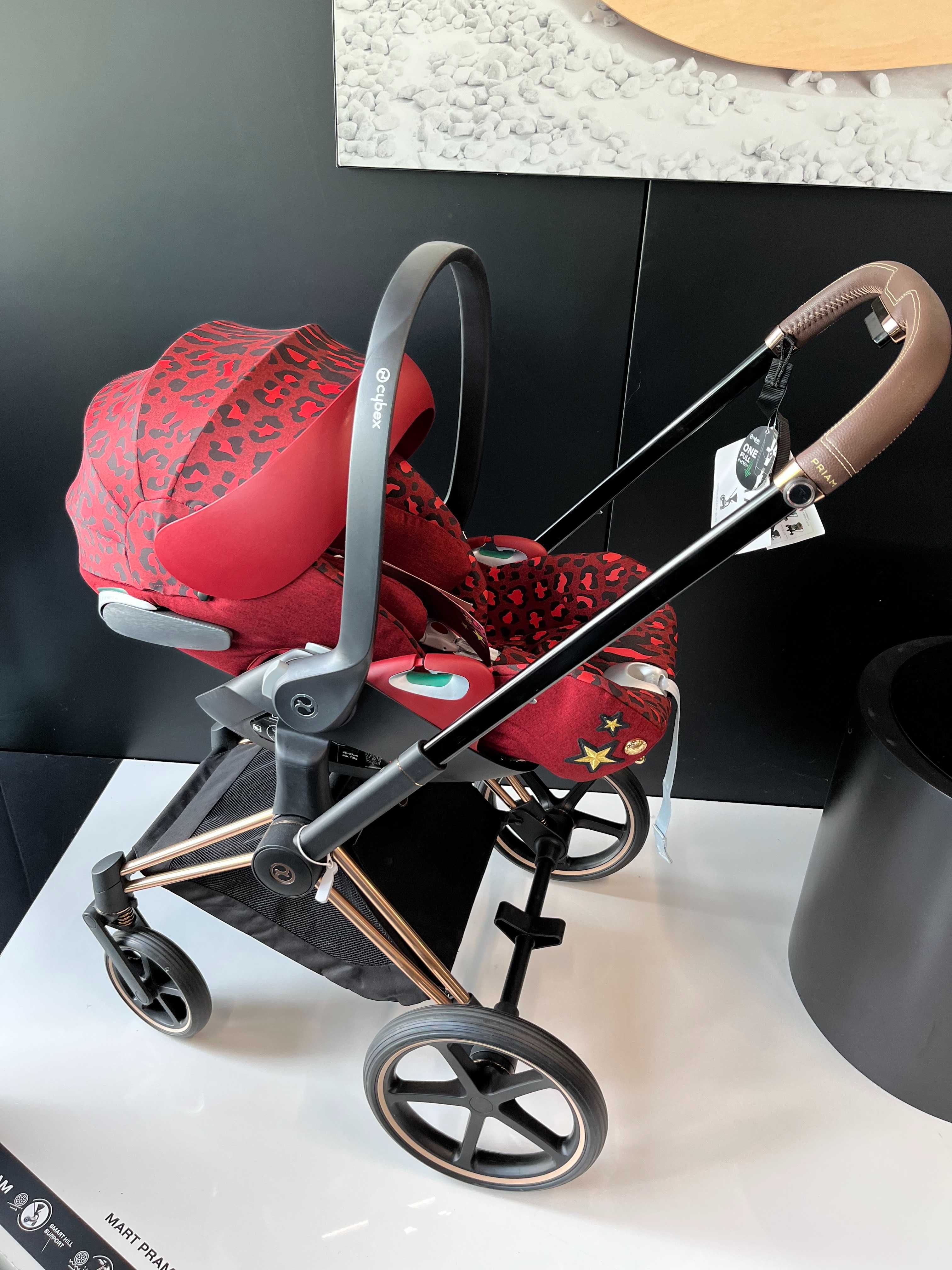 Wózek 3w1 Cybex Priam 4.0 Rockstar Cybex Cloud Z2 OUTLET