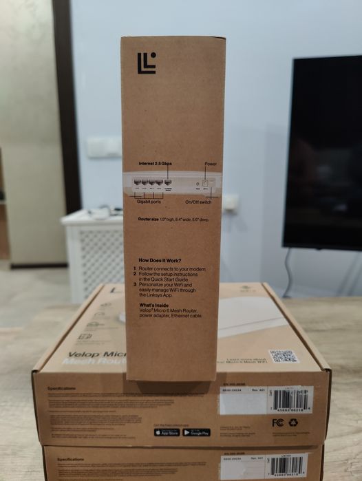 Роутер WI-FI 6: Linksys Velop Micro 6 AX3000