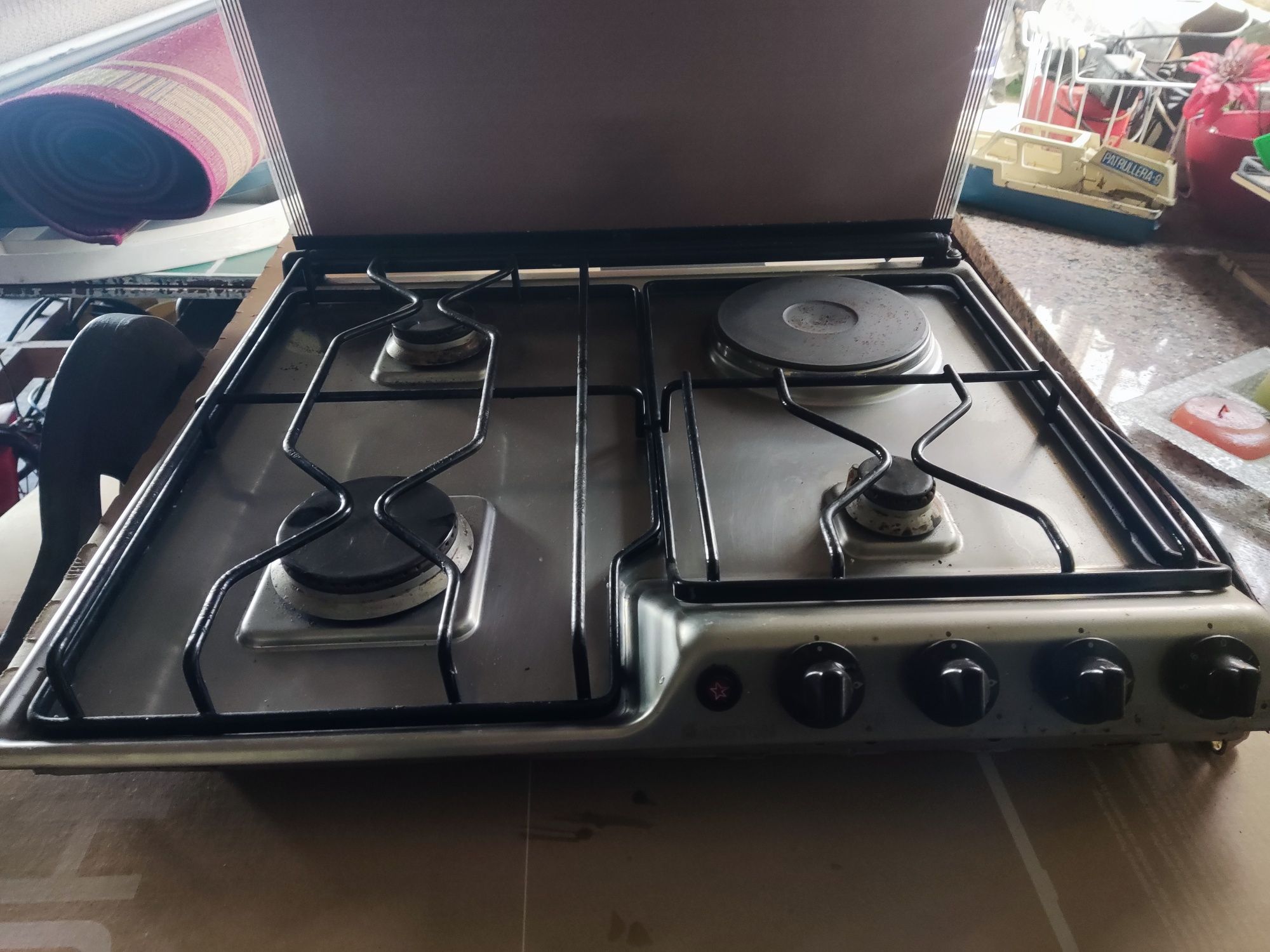 Forno e placa a gás