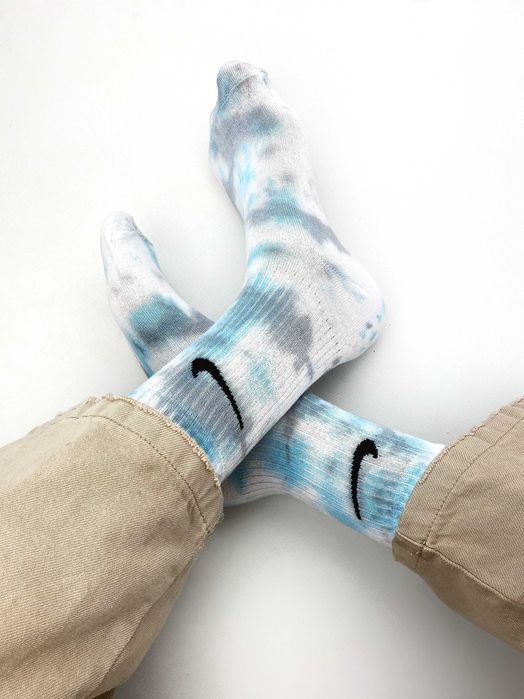 Високі шкарпетки tie-dye nike жіночі розмір 35-39