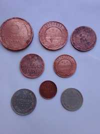 Старинные монеты 1854г.1889г,1912,1915,1923,1924гг.