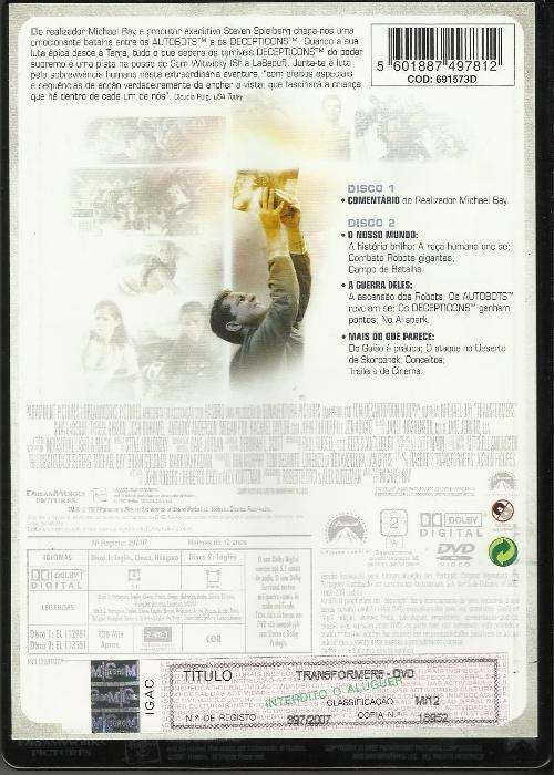 Transformers (edição em caixa metálica de 2 DVD)