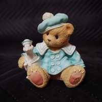 Piękna, ręcznie malowana figurka Miś / Cherished Teddies 1998 / Cole