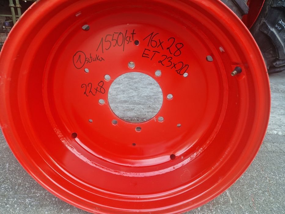 Felga 14x28 fendt 16x28 John deere 12x28  CASSE claas 18x28