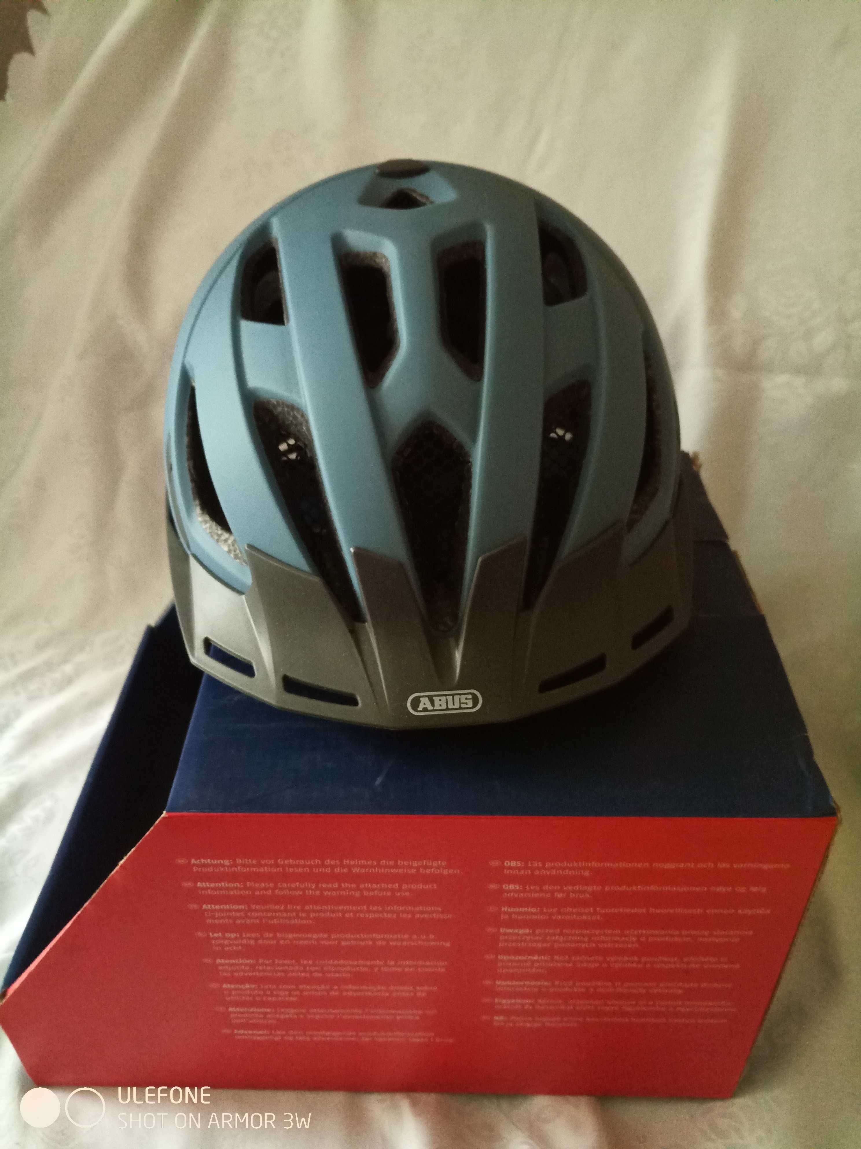 Kask rowerowy miejski Abus Urban-I 3.0 glacierblue r S 51-55