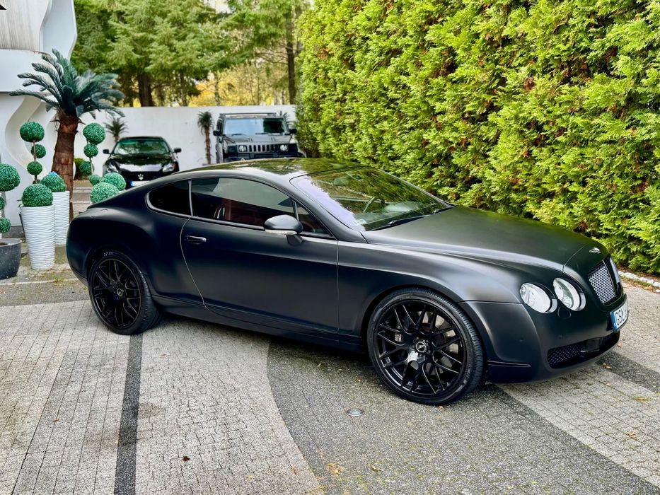 Bentley Continental GT Bentley Continental GT 6.0 W12 | 560 KM | Satynowy czarny | 22 cale