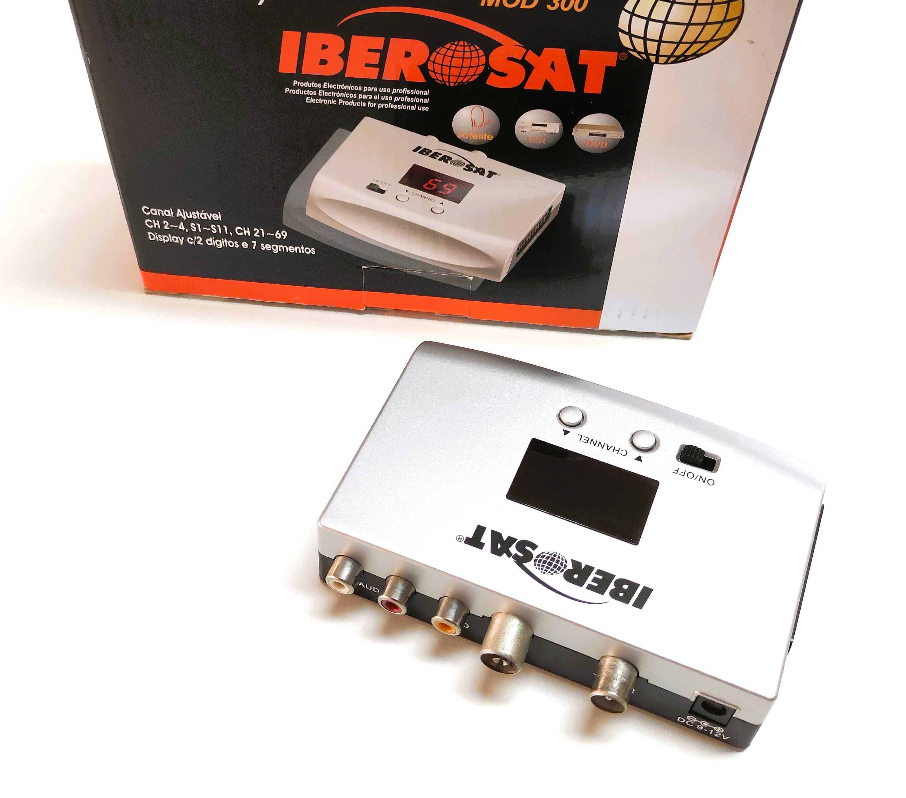 Modulador VHF-UHF MOD300 IBEROSAT C/ Novo C/ Extras
