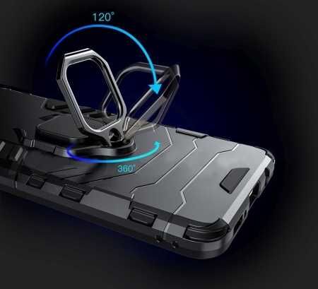 Etui Case Pancerne Samsung Galaxy A51 + Szkło Hartowane