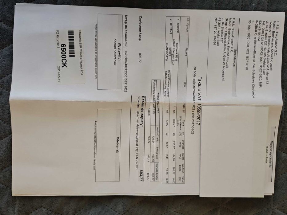 BSM L04-00 Citroen C4 6500CK Moduł komfortu