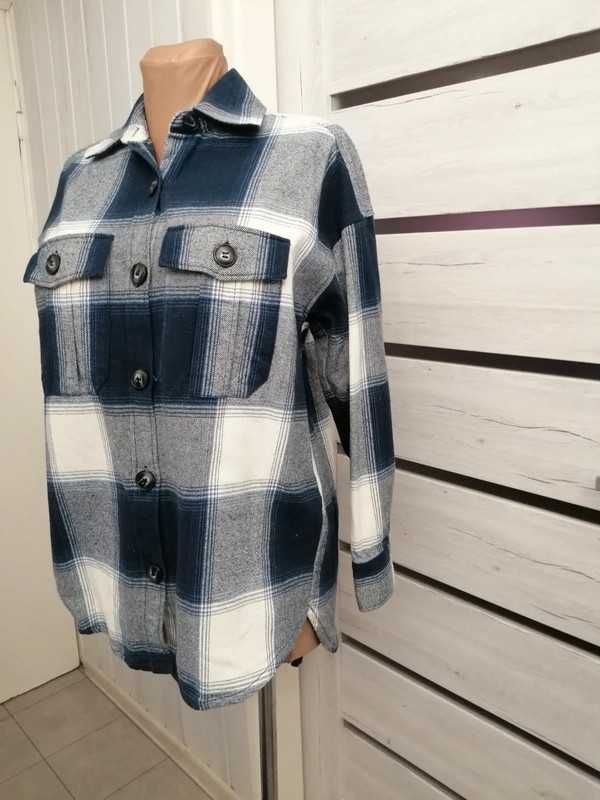 H&M - koszula /kurtka koszulowa krata XS