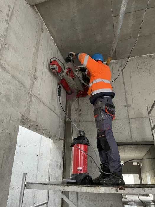 Доступно! Алмазне буріння. Алмазное сверление. Різка бетону. Демонтаж!